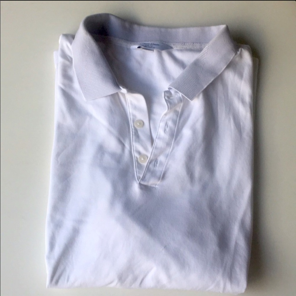 Calvin Klein Body Fit Polo White Gray XXL